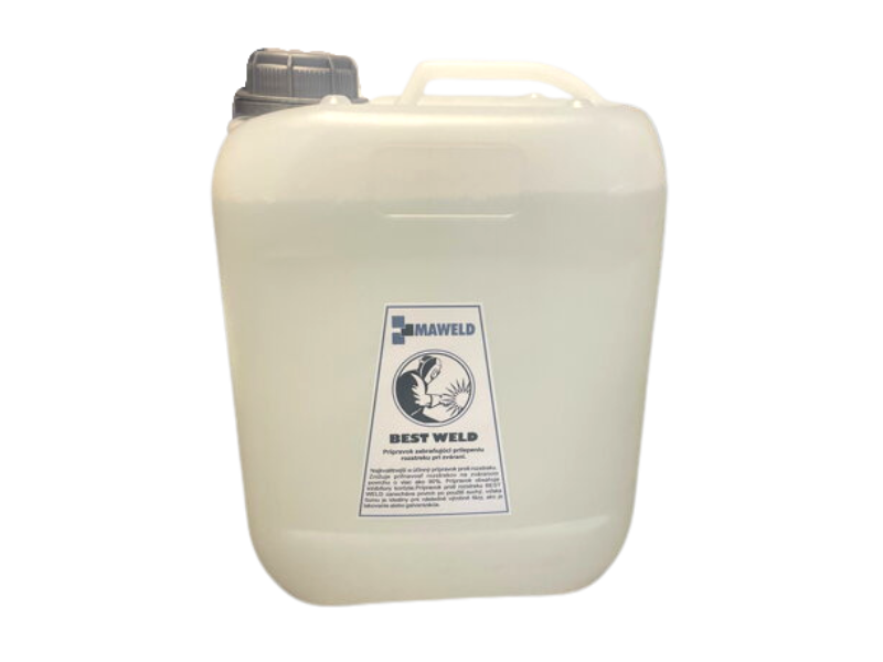 BEST WELD 5L, Prípravok proti rozstreku pri zváraní